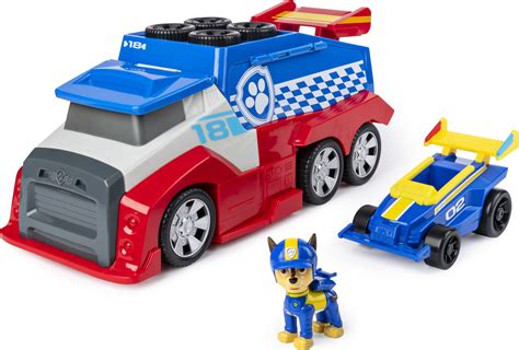 Paw Patrol Ready Race Rescue Mobile Pit Stop Team Vehicle With