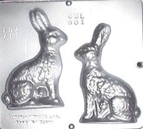 6 Easter Bunny Chocolate Candy Mold Easter 801 By Candymoldsnmore
