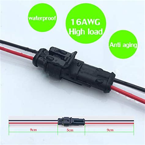 YETOR Way Car Waterproof Electrical Connector AWG Pin Plug Auto Electrical Wire Connectors