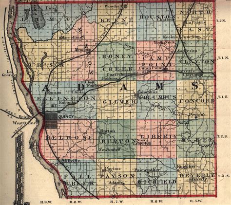 The Usgenweb Archives Digital Map Library Illinois Maps