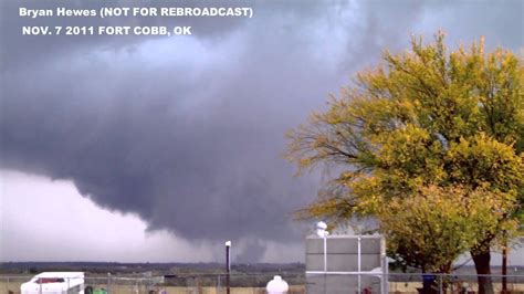 Fort Cobb Ok Tornado Nov 7 2011 Youtube