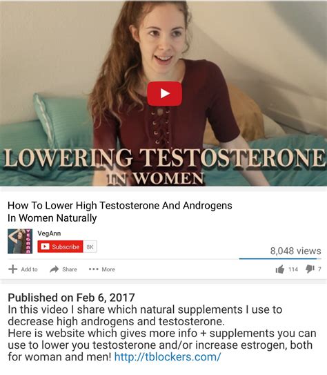 Mtf Hormones Natural Testosterone Blockers