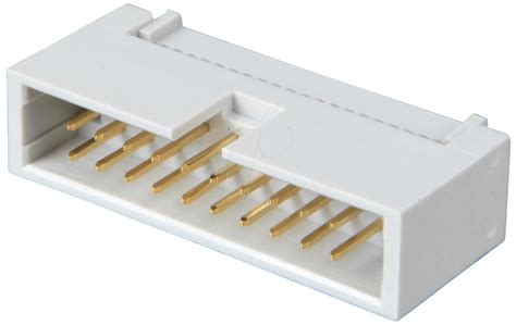 Wsl 20sk Box Connector 20 Pin Idc Connector At Reichelt Elektronik