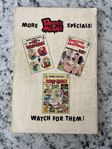 Dennis The Menace Giant Special 1965 Fawcett Comic Book Vg All Year