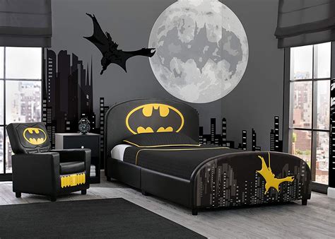 Upholstered Twin Bed Dc Comics Batman Even Superheroes Need A Comfy
