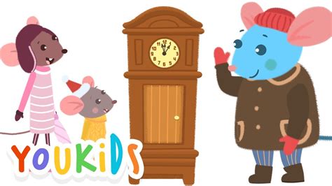 Hickory Dickory Dock The Mouse Ran Up The Clock Youtube