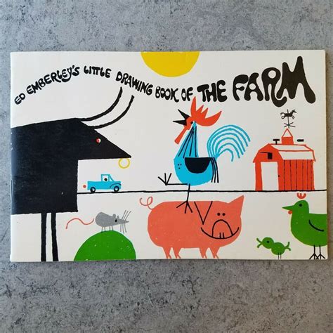 Ed emberley is an artist and illustrator (official website here) who has authored several books that teach children how to draw all kinds of people, places and things using the basic shapes of the line, square. Vintage Ed Emberley's Little Drawing Book of Farm Animals ...