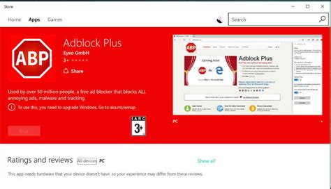 Microsoft Edge Users Can Now Install Adblock Plus Or Adblock Extensions