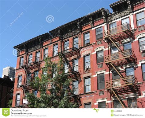Tenement Style Apartments New York City Royalty Free Stock Photo
