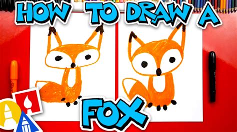 How To Draw A Cute Fox For Kids Images And Photos Finder