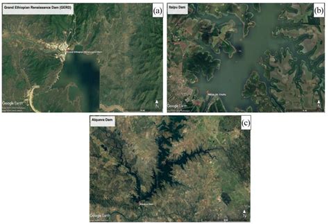 Satellite Image For The Three Dams Under Consideration A Gerd B