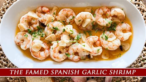 The Famous Spanish Garlic Shrimp Gambas Al Ajillo From Madrid Youtube