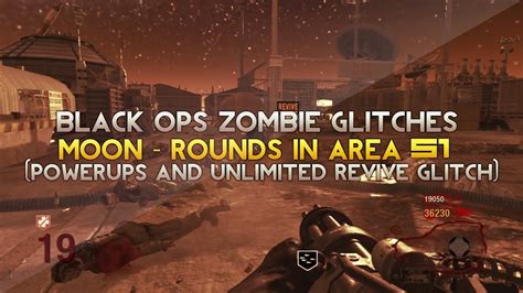 Black Ops Zombie Glitches Moon Rounds In Area 51 Powerups