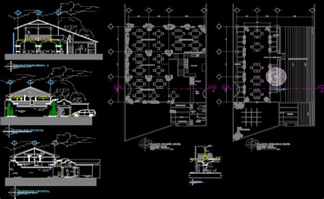 Plan De Restaurant Dwg Restaurant Plan Dwg Plano De Restaurante Dwg