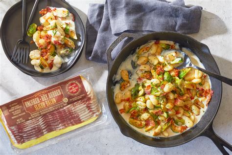Gnocchi With Bacon Brussels Sprouts