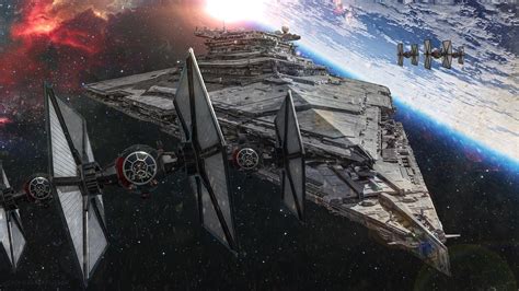 Wallpaper Star Wars Vehicle Artwork Movies Space Station