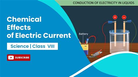 Chemical Effects Of Electric Current Electric Conductor Class