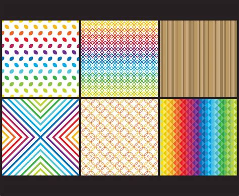 Colorful Geometric Patterns Vector Art And Graphics