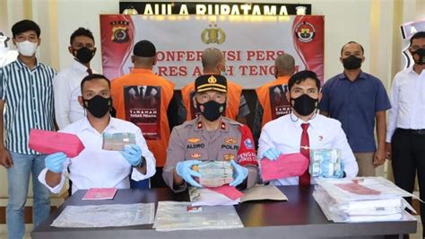 Aceh Polres Aceh Tengah Tetapkan Tiga Tersangka Kasus Dugaan Korupsi