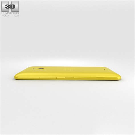 Nokia Lumia 1320 Yellow 3d Model Electronics On Hum3d
