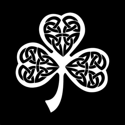 Irish Celtic Knot Clover Vinyl Decal Sticker