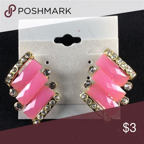 New Pink Chunky Stud Earrings Create A BUNDLE An Let Me Know When