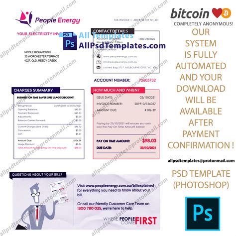 It operates through the following segments: Australia People Energy Bill Template - ALL PSD TEMPLATES