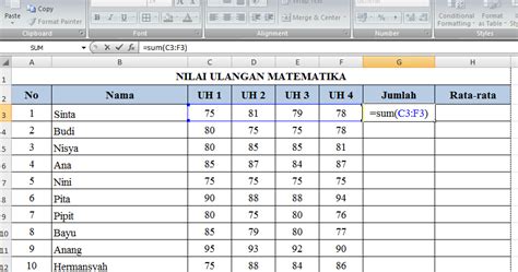 Tutorial Menggunakan Rumus Excel Menghitung Jumlah Data Yang Imagesee