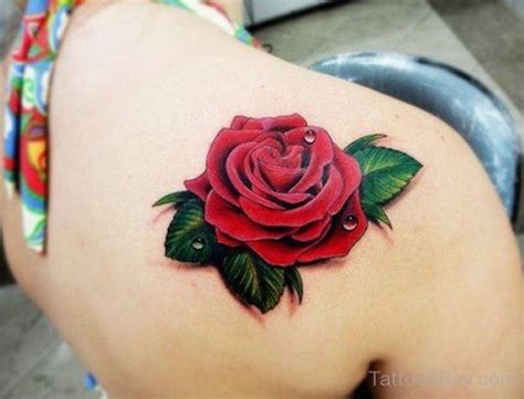 Red Rose Tattoo On Shoulder Tattoo Designs Tattoo Pictures
