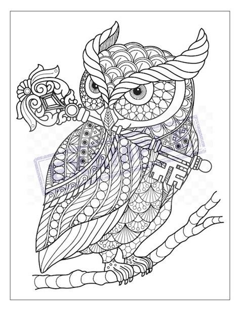 Unique Detailed Coloring Pages Pdf 21 Full 8x11 Etsy Australia