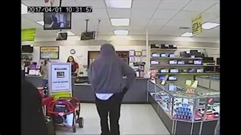 Police Release Surveillance Video Taken During Armed Robbery At Pawn Shop Youtube