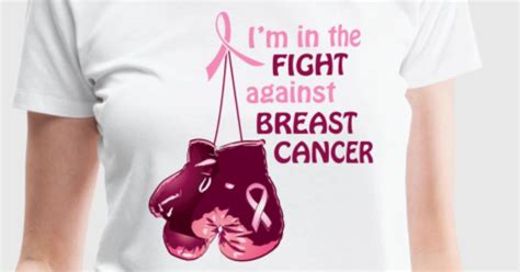 i m in the fight against breast cancer t shirt spreadshirt