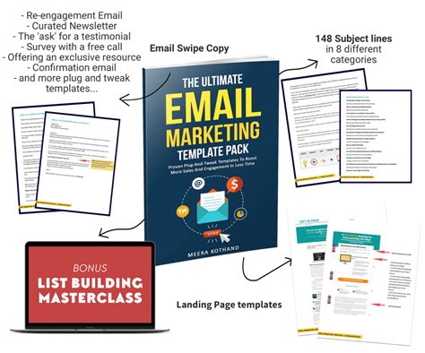 EMAIL MARKETING TEMPLATE PACK | Email marketing template, Email marketing, Marketing template