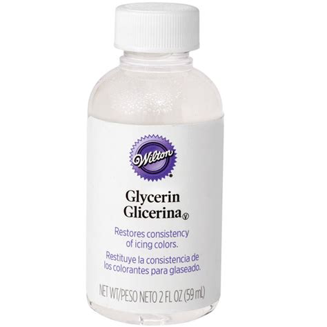 In this application, humectants are generally included at 10 to 18% to help. Glycerin | Wilton