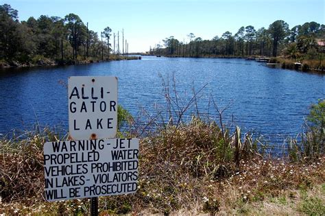 Alligator Lake At Grayton Beach Florida Jr P Flickr
