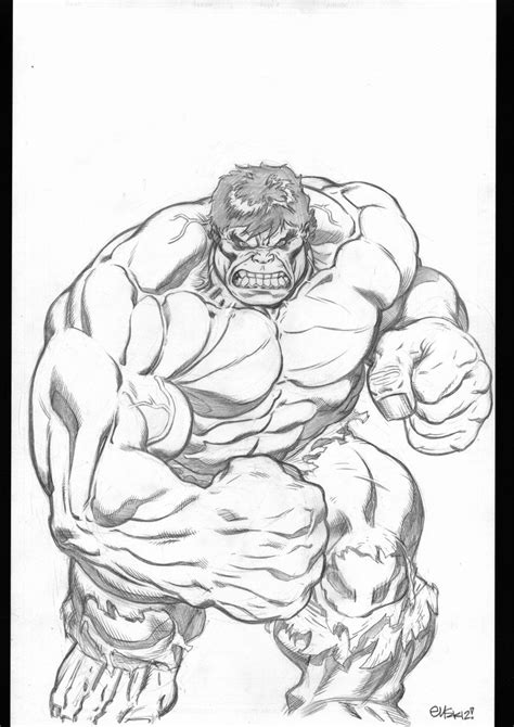 Hulk Commission By Edmcguinness On Deviantart Hulk Sketch Hulk