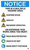 Notice Area Hazards And Rules Segno Visual Safety Solutions