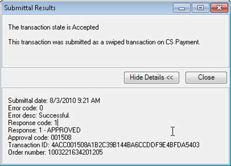 Identifying by the first digit. Checking credit card payment status and confirmation number of a transaction
