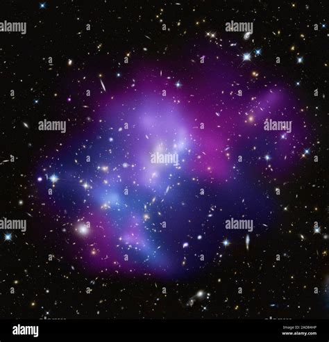 This Composite Image Shows The Massive Galaxy Cluster Macs J071753745