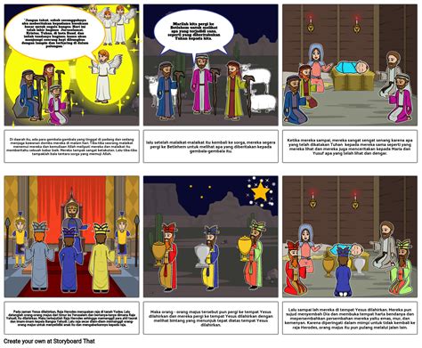 Ataukah hadiah untuk dia yang telah menjadi manusia? Kisah Natal 2 Storyboard by msrachelw