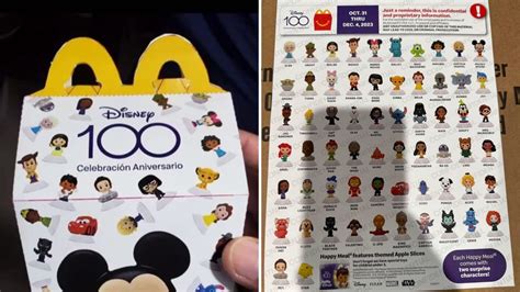 First Look At Disney100 Happy Meal Toys Coming To Mcdonalds Wdw News