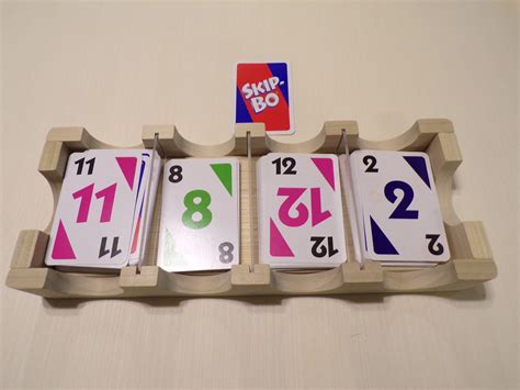 Skip Bo Card Rack 4 Place Skip Bo Game Card Rack Playing Card Holder