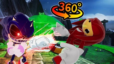 Sonic Exe Vs Knuckles Night Friday Funkin 360° Animation Youtube
