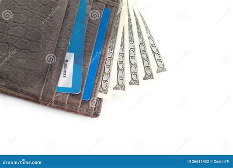 Wallet With A Lot Of Money Stock Photo Image Of Consumer 26681402