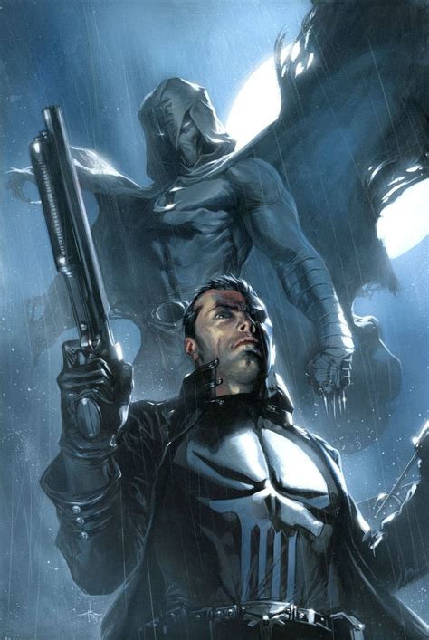 Moon Knight And Punisher By Gabriele Dellotto Comicbooks