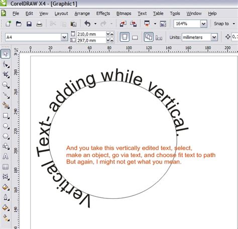 Vertical Text Coreldraw X3 Coreldraw X3 And Older