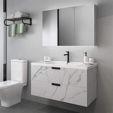 Make the most of your storage space and create an organized and functional room, with our range of vanity units and bathroom vanity units. Modern 24" Floating Bathroom Vanity Wall Mount Single Sink ...