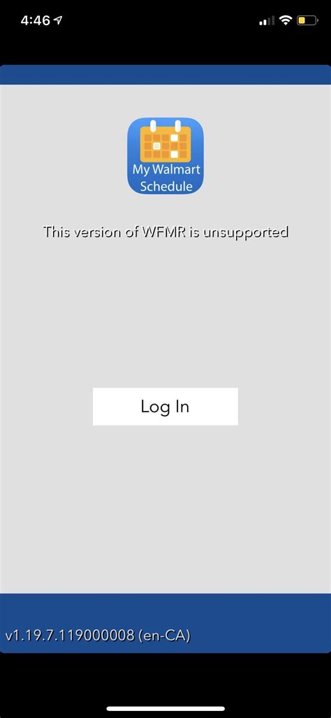 Current problems and outages for walmart.com. Tried signing in to the app to see my schedule. Got this ...