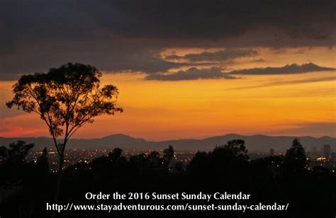 Sunset Sunday Calendar Stay Adventurous Mindset For Travel Blog
