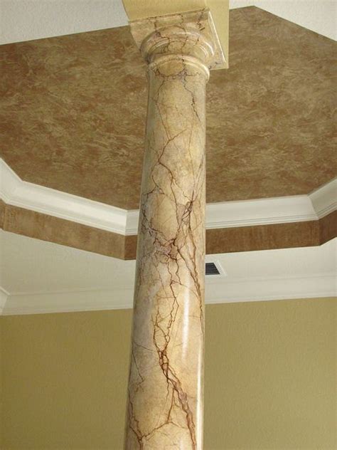 Faux Finishing Marble Painted Columns Art Faux Wall Designs Faux